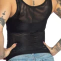 Black Zipper Tank Corset Holster-2