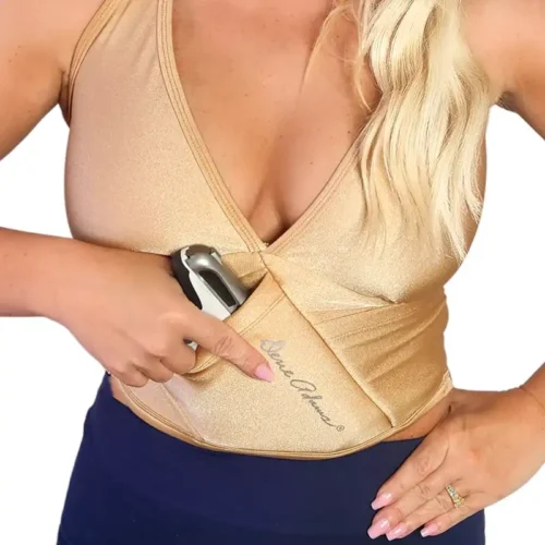 Nude Active Bra Concealed Carry Holster-1