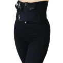 Petite Black Zipper LITE Concealed Carry Corset Holster-1