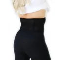 Petite Black Zipper LITE Concealed Carry Corset Holster-2
