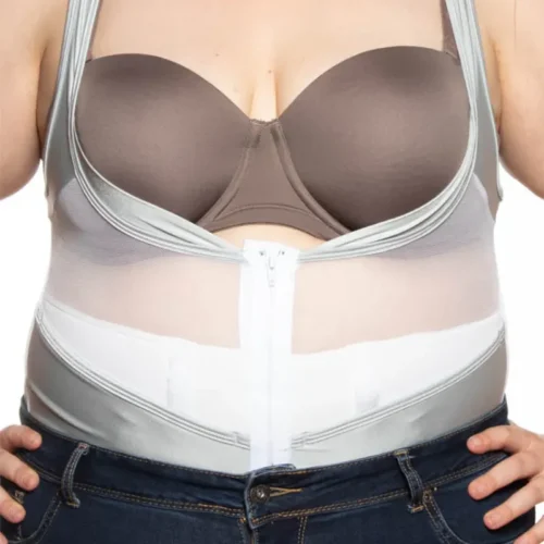 Silver Zipper Tank-Style Corset Holster-4 Silver Zipper Tank-Style Corset Holster-4